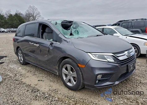 2019 Honda Odyssey Exl z USA, uszkodzony, nr VIN 5FNRL6H74KB117104